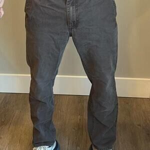 Rustic dime brown canvas workwear chino
